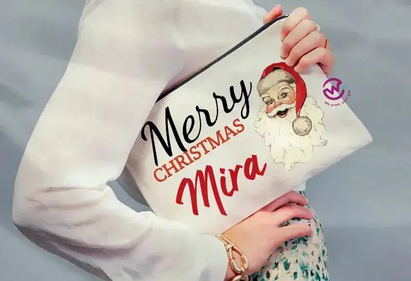 Makeup & Pencil Case- Christmas - WE PRINT