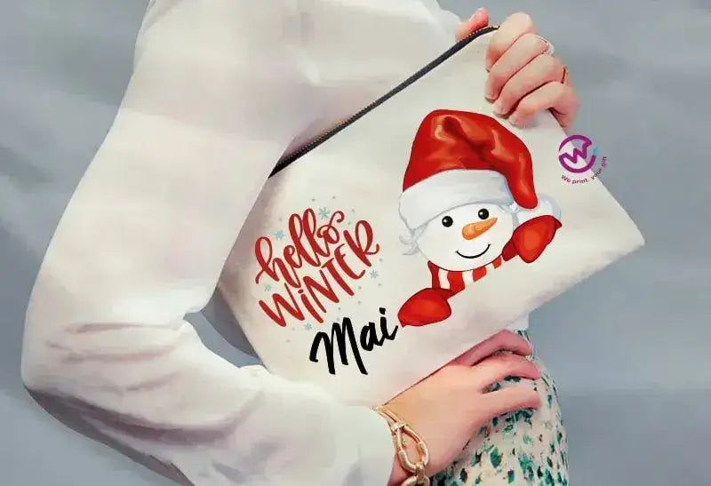 Makeup & Pencil Case- Christmas - WE PRINT