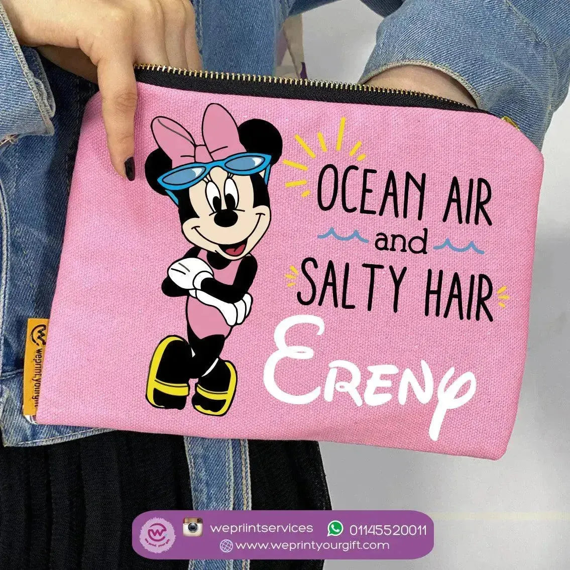 Makeup & Pencil Case-Minnie Mouse -Summer - WE PRINT