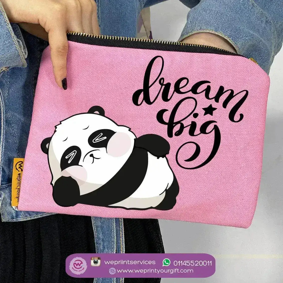 Makeup & Pencil Case-Panda - WE PRINT