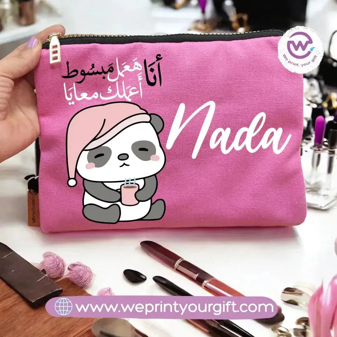 Makeup & Pencil Case- Panda - WE PRINT