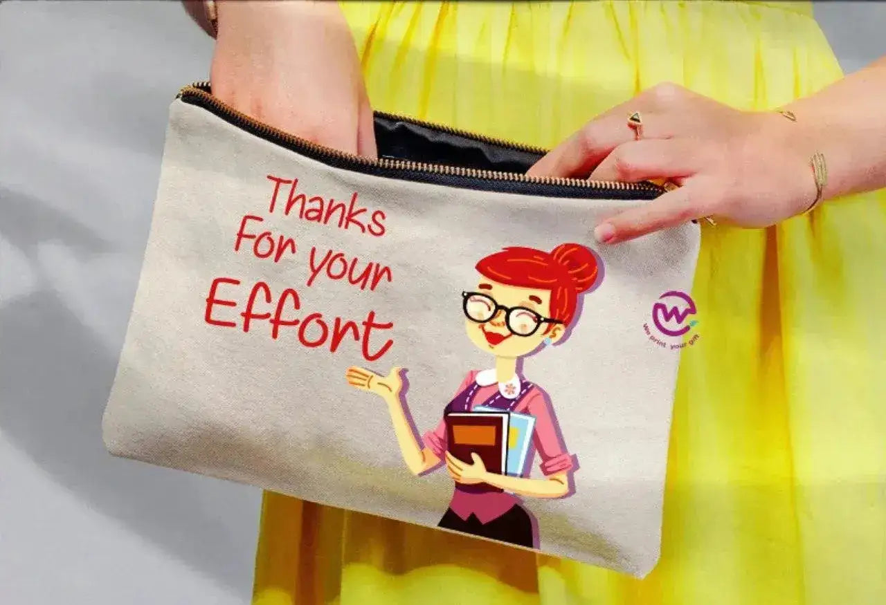 Makeup & Pencil Case- Teachers-A - WE PRINT