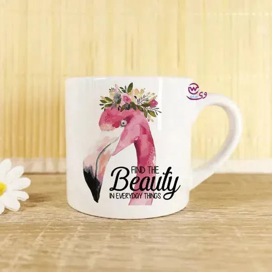 Mini-Mug -Flamingos - WE PRINT