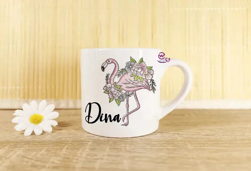 Mini-Mug -floral Names - WE PRINT