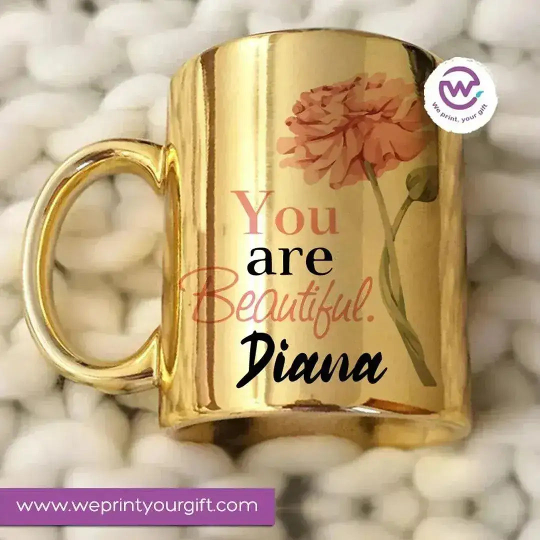 Mirror Ceramic Mug - Names-A - WE PRINT