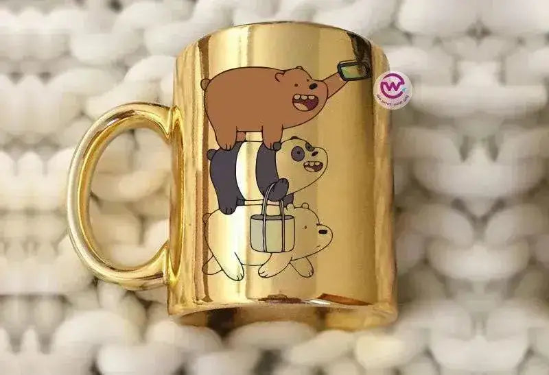 Mirror Ceramic Mug - three bears - WE PRINT