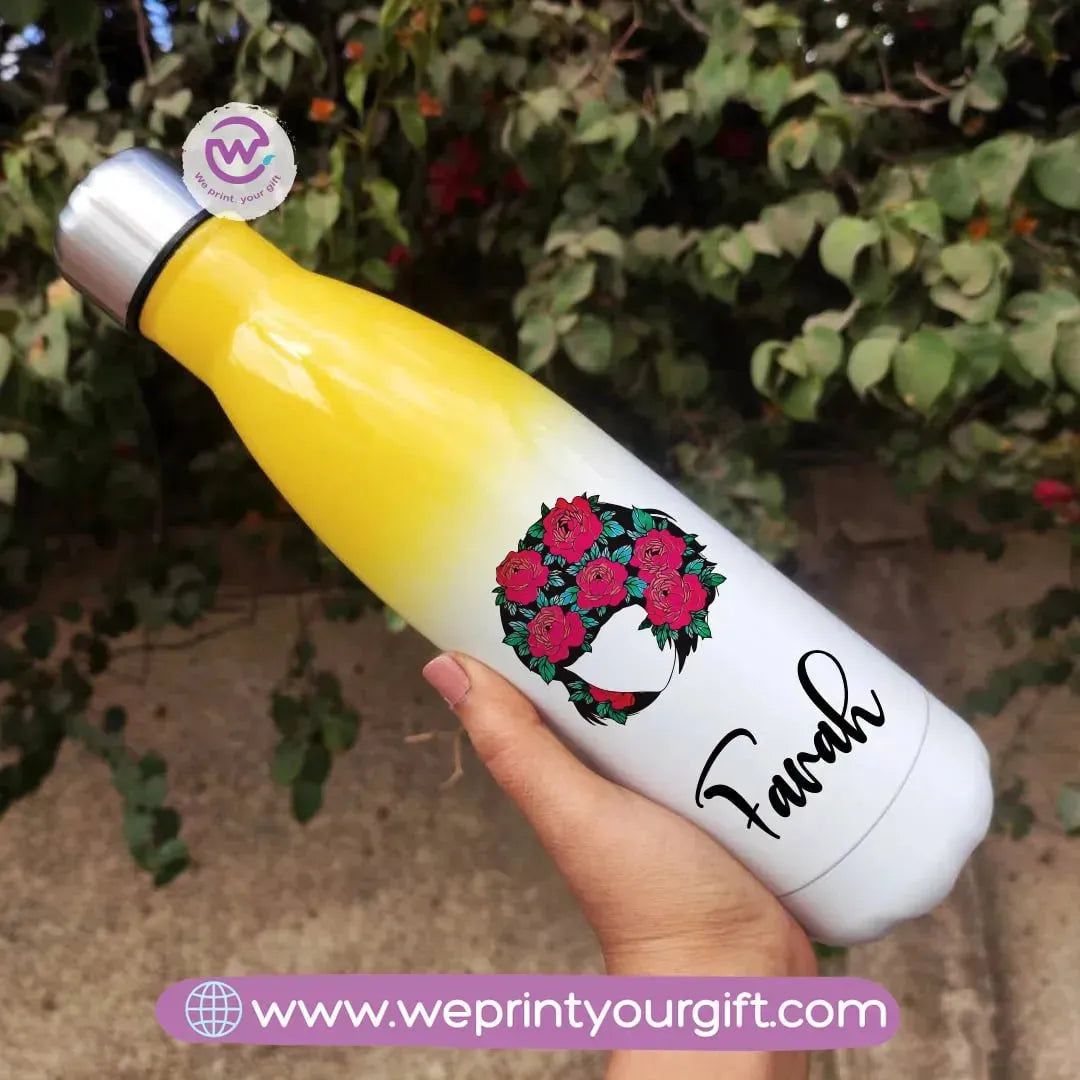 Mixed Color Thermal Bottle-English Names - WE PRINT