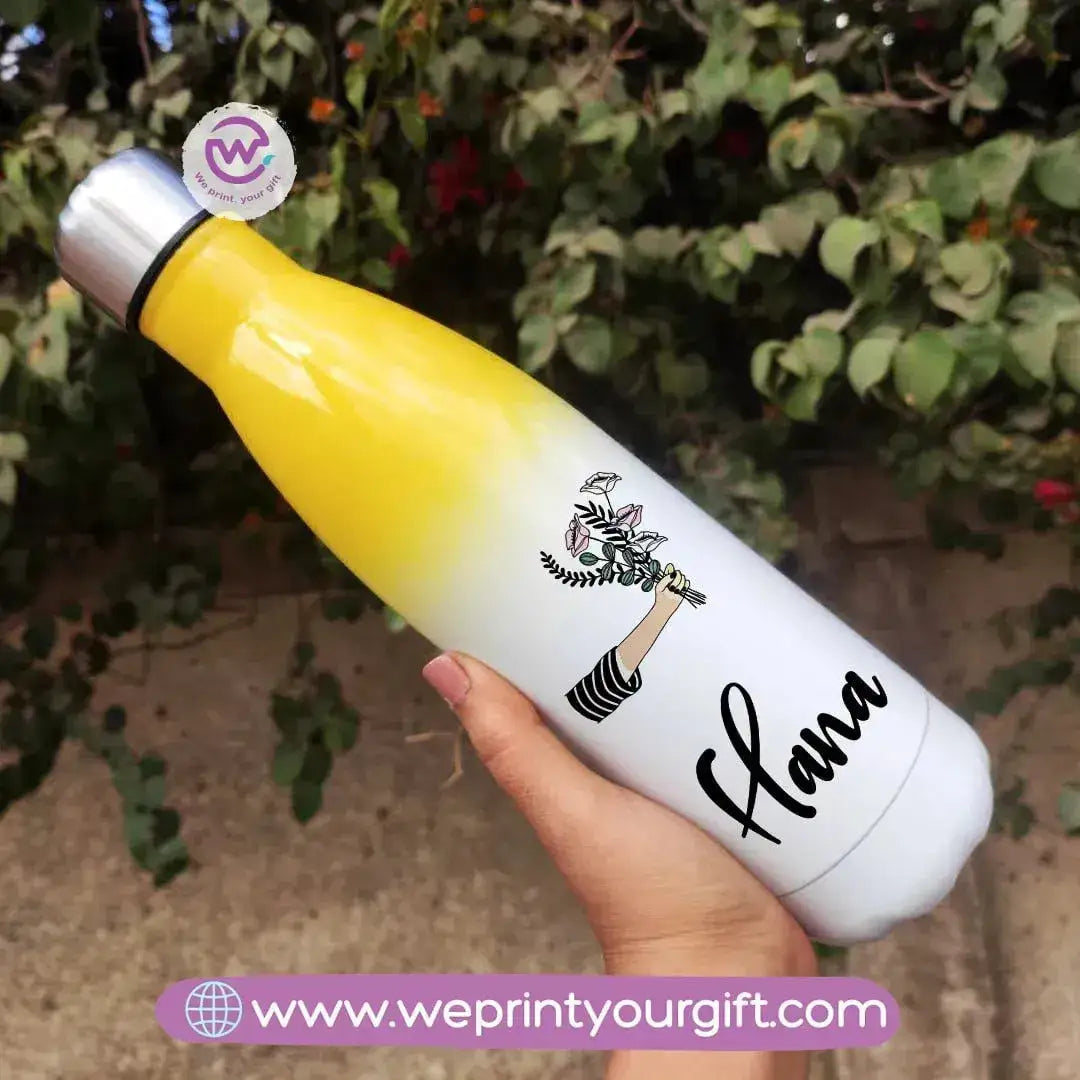 Mixed Color Thermal Bottle-English Names - WE PRINT