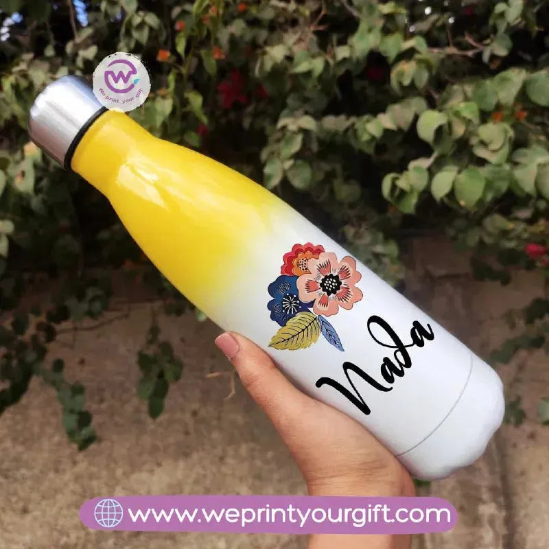 Mixed Color Thermal Bottle-English Names - WE PRINT