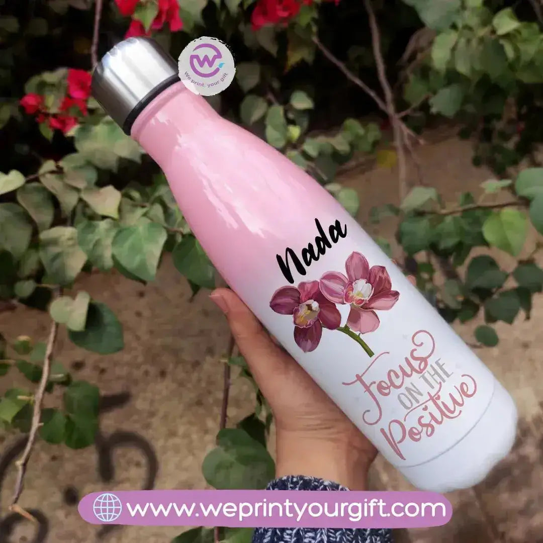Mixed Color Thermal Bottle-Motivation - WE PRINT
