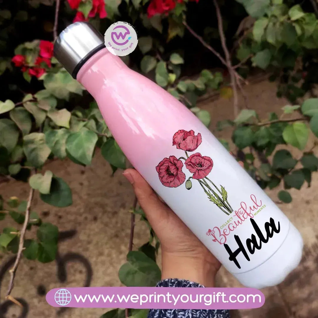 Mixed Color Thermal Bottle-Motivation - WE PRINT