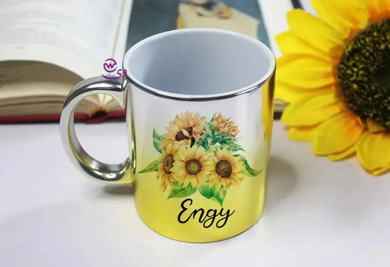 Mixed Colors Mug - English Names floral Designs - WE PRINT