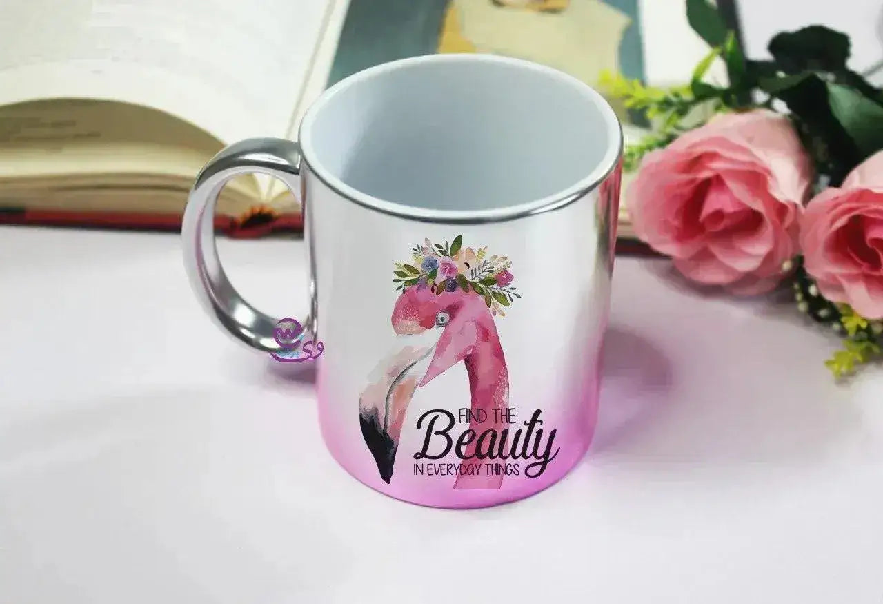 Mixed Colors Mug - Flamingos - WE PRINT