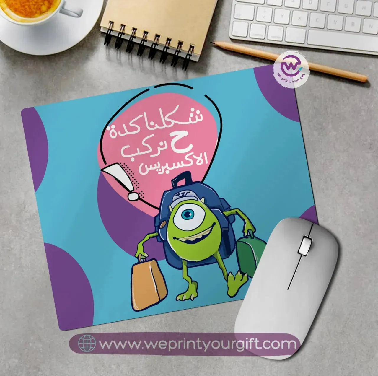 Mouse Pad- Monster INC. - WE PRINT