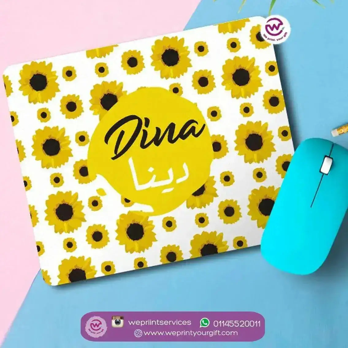 Custom Mouse Pad- Names - WE PRINT