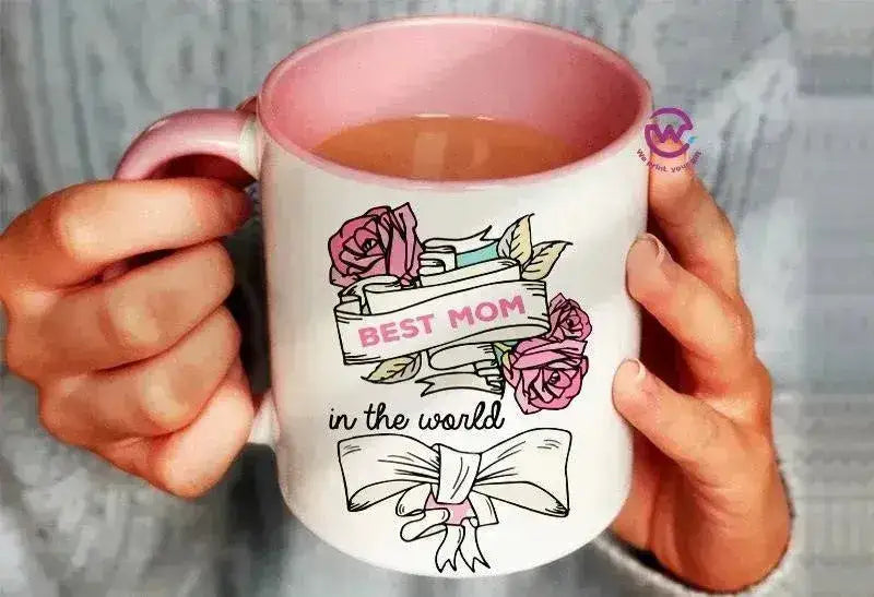 Mug-Colored Inside- Mom - WE PRINT