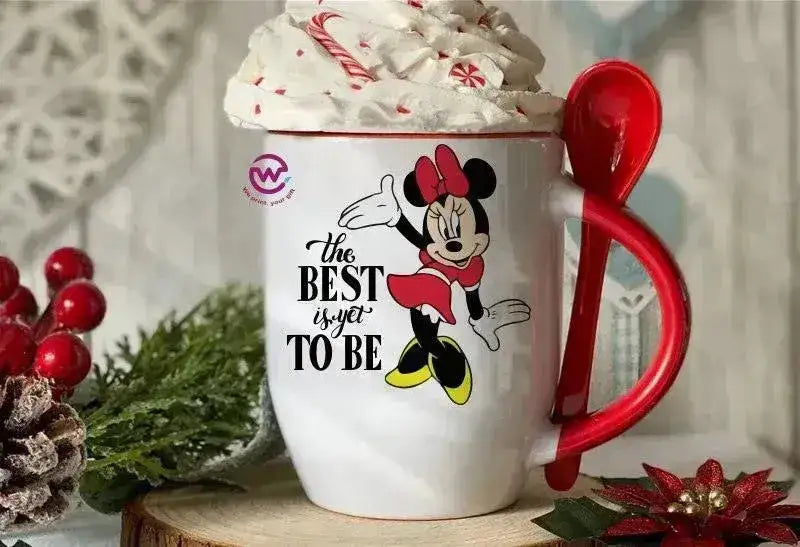 Mug-With Spoon - Disney - WE PRINT