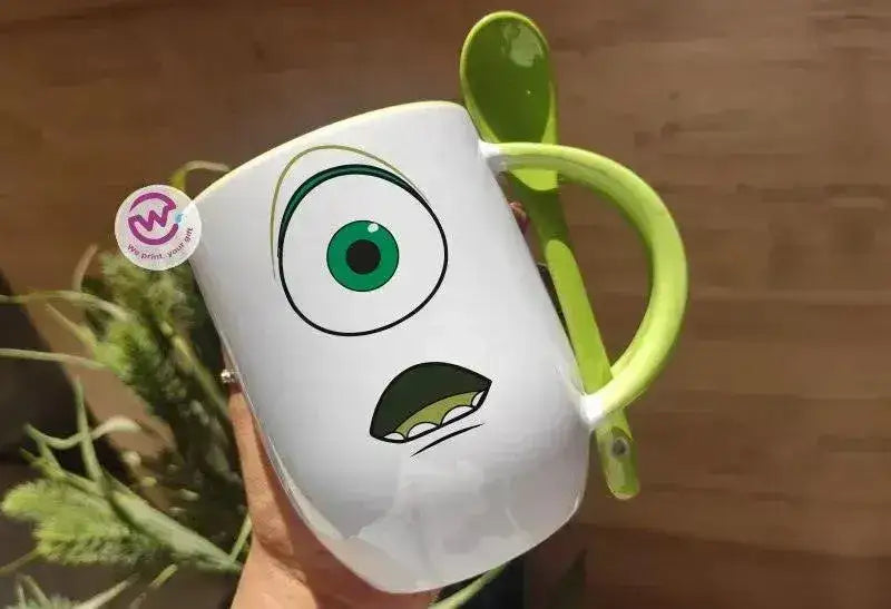 Mug-With Spoon - Monster Inc-A - WE PRINT
