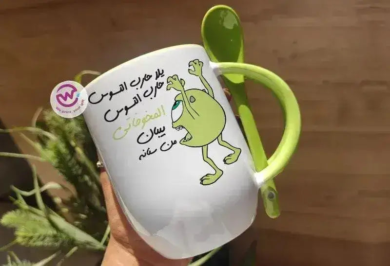 Mug-With Spoon - Monster Inc-A - WE PRINT