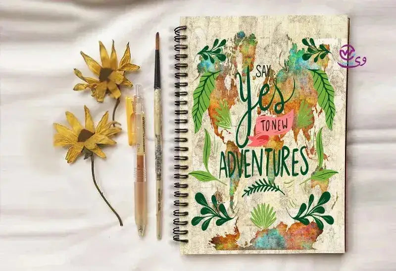 Notebook - A5 Size - Adventures - WE PRINT