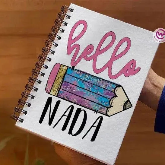 Notebook - A5 Size - Back To School-A - WE PRINT