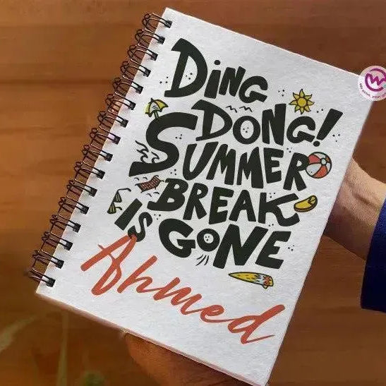 Notebook - A5 Size - Back To School-A - WE PRINT