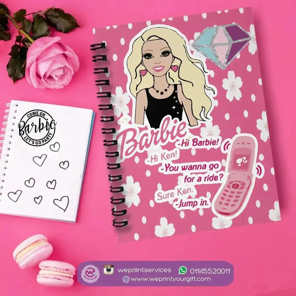Notebook - A5 Size - Barbie - WE PRINT