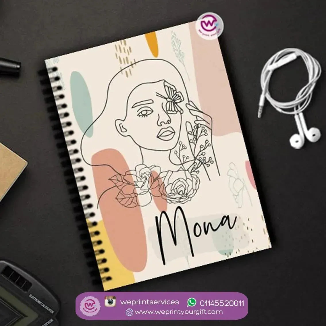 Notebook -A5 Size -Boho-B - WE PRINT