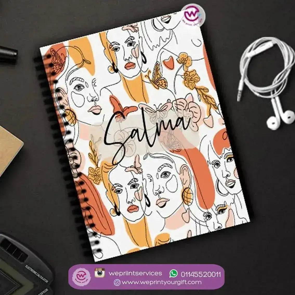 Notebook -A5 Size -Boho-B - WE PRINT