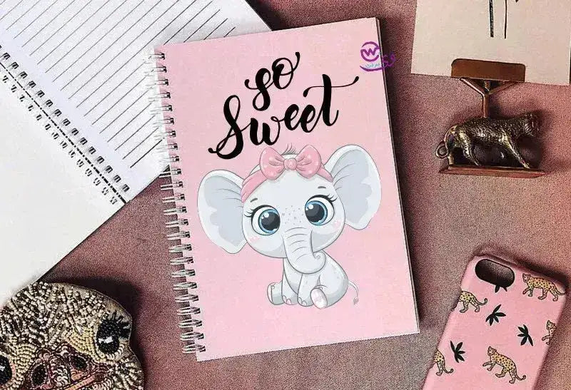 Notebook - A5 Size - Elephant - WE PRINT