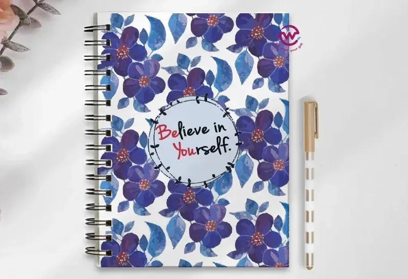 Notebook - A5 Size - English quotes - WE PRINT