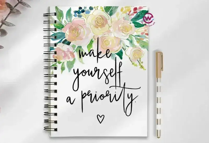 Notebook - A5 Size - English quotes - WE PRINT