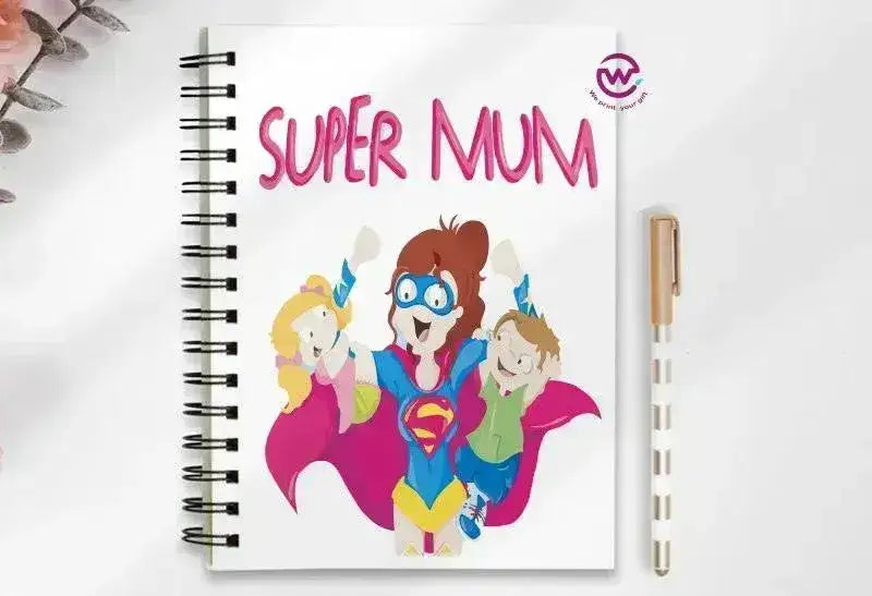 Notebook - A5 Size - Mother's Day Designs 1 - WE PRINT