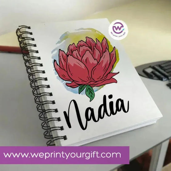 Notebook - A5 Size - Names Designs - WE PRINT