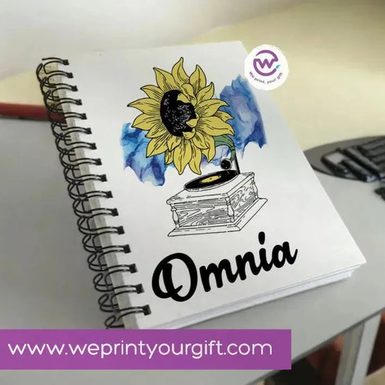Notebook - A5 Size - Names Designs - WE PRINT