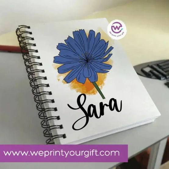 Notebook - A5 Size - Names Designs - WE PRINT