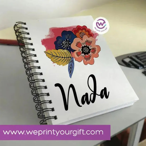 Notebook - A5 Size - Names Designs - WE PRINT