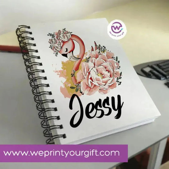 Notebook - A5 Size - Names Designs - WE PRINT