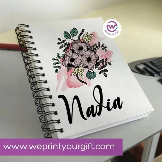 Notebook - A5 Size - Names Designs - WE PRINT