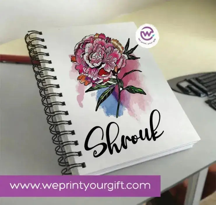 Notebook - A5 Size - Names Designs - WE PRINT