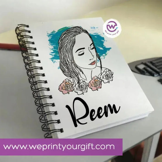 Notebook - A5 Size - Names Designs - WE PRINT