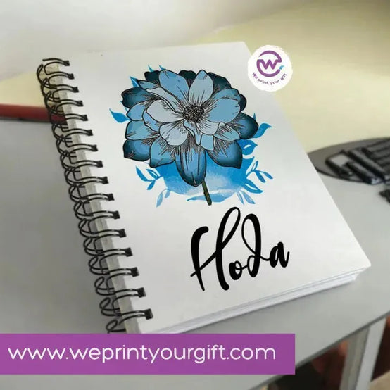 Notebook - A5 Size - Names Designs - WE PRINT