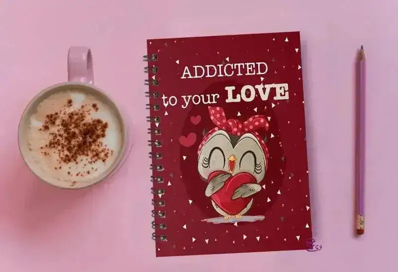 Notebook - A5 Size - Valentine's Day 1 - WE PRINT