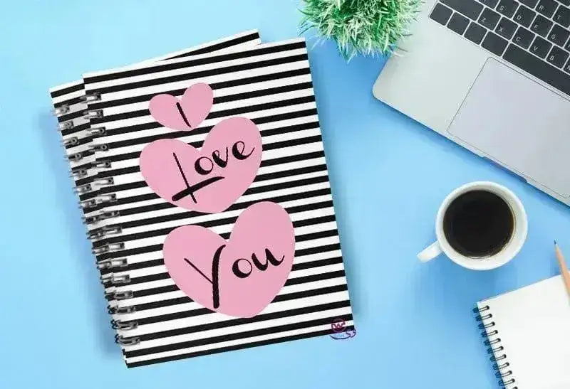 Notebook - A5 Size - Valentine's Day - WE PRINT