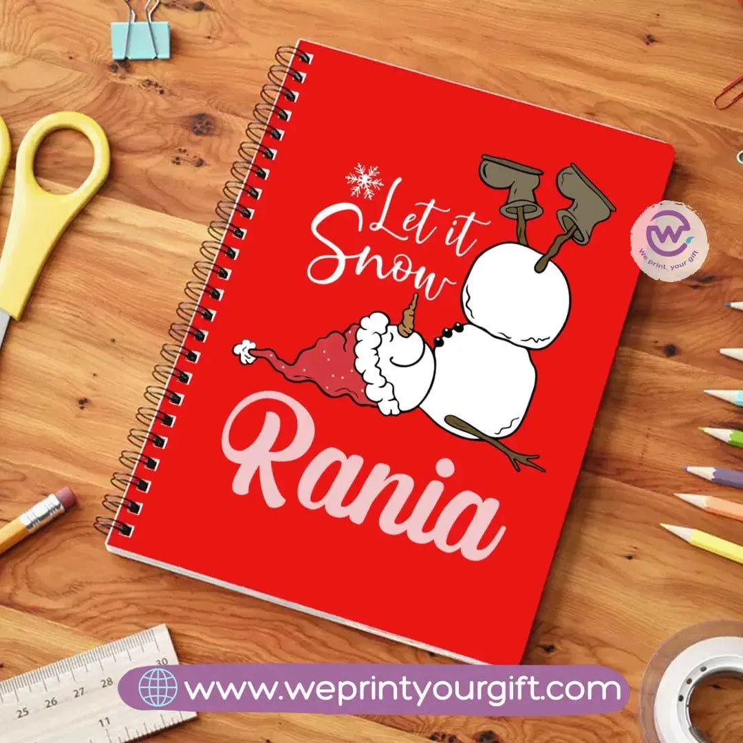 Notebook A5- Snowman - WE PRINT