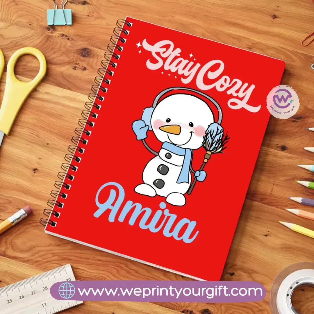 Notebook A5- Snowman - WE PRINT