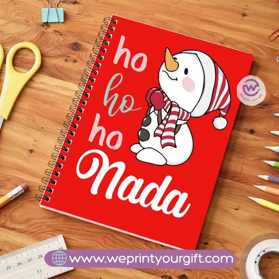Notebook A5- Snowman - WE PRINT