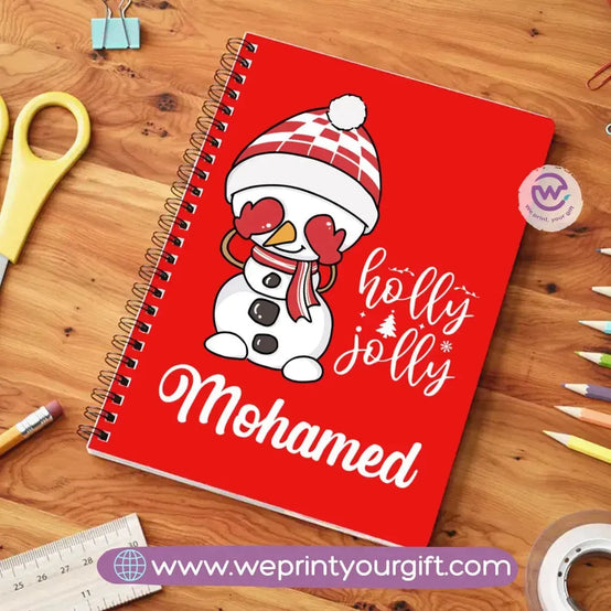 Notebook A5- Snowman - WE PRINT