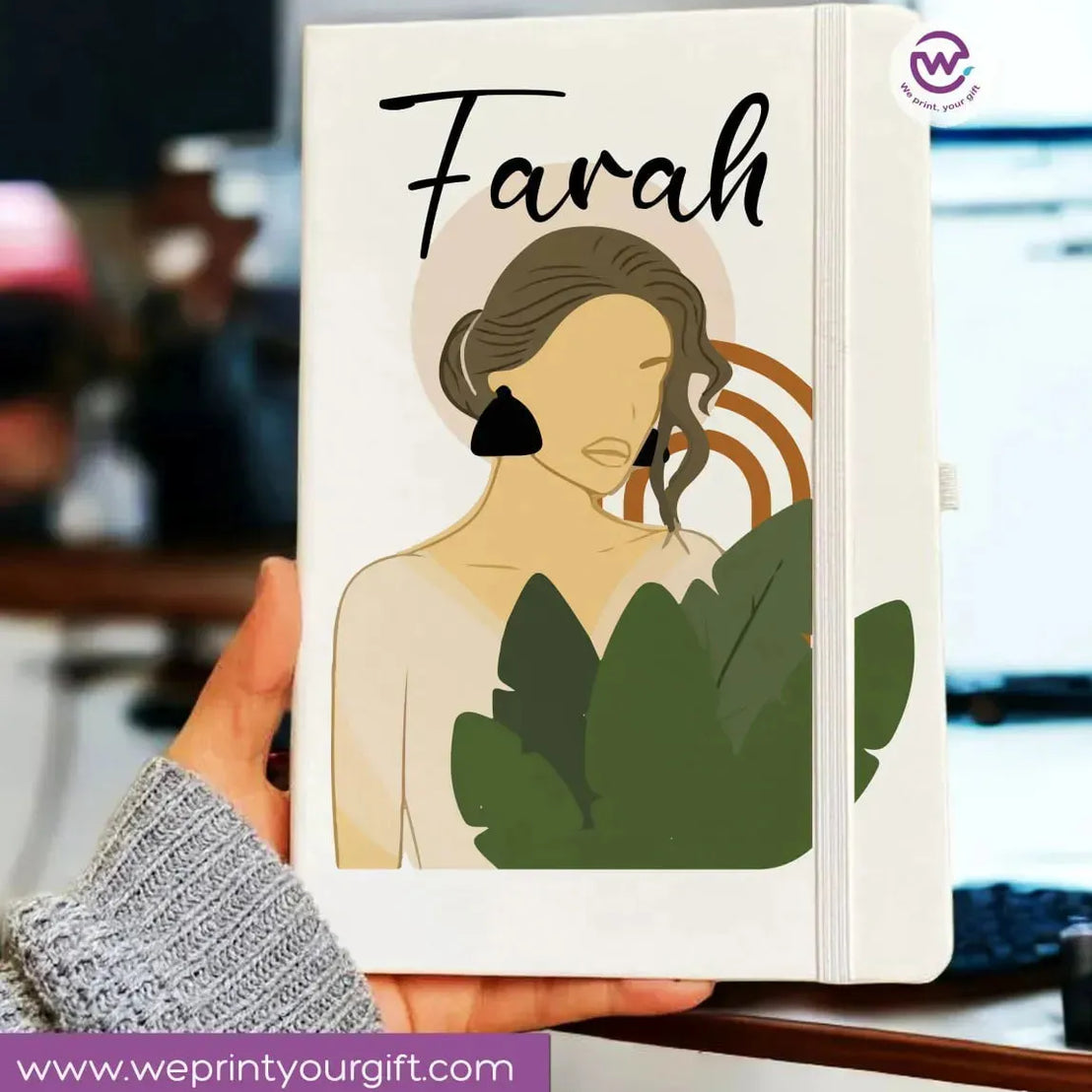 Notebook with Elastic Band - Boho Designs - WE PRINT