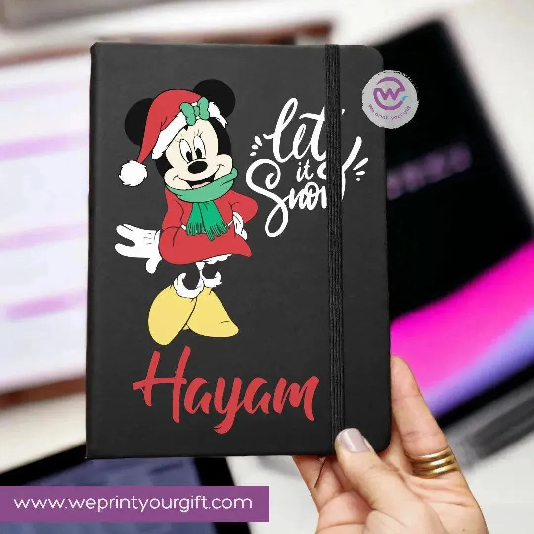 Notebook with Elastic Band- Christmas - WE PRINT